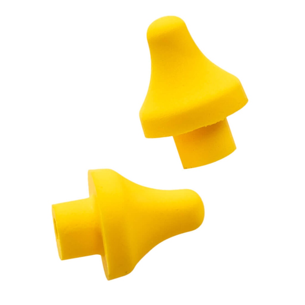Tappi auricolari conici di ricambio per archetto (conf. 50 paia) – Giallo