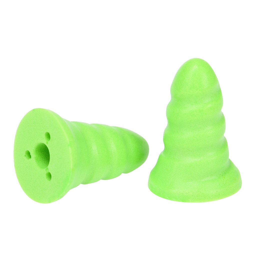 Tappi auricolari monouso in PU bassa attenuazione (conf. 200 paia) – Verde