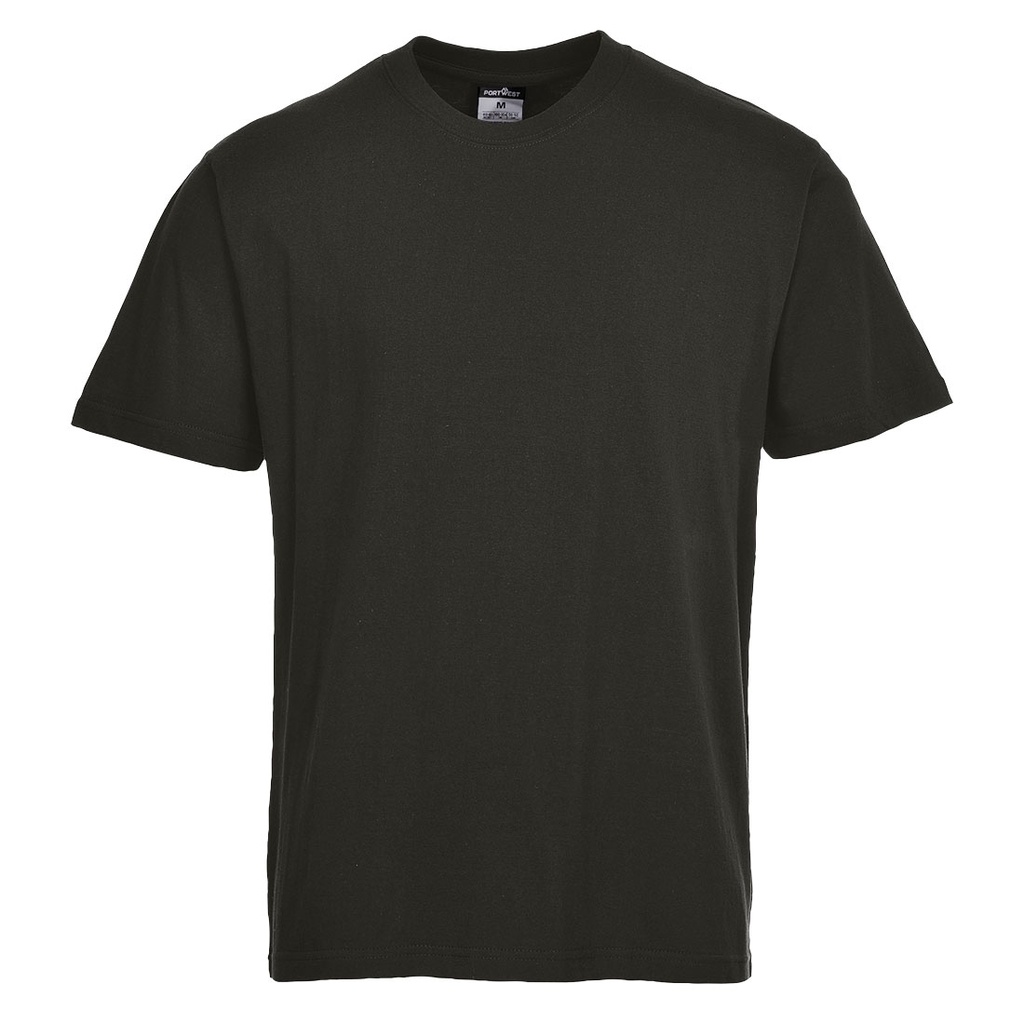 T-shirt manica corta ES1 Essential in cotone – Nero