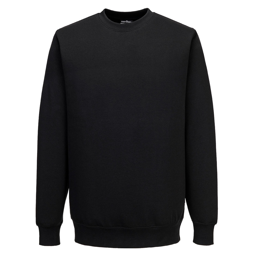 Felpa girocollo ES1 Essential – Nero
