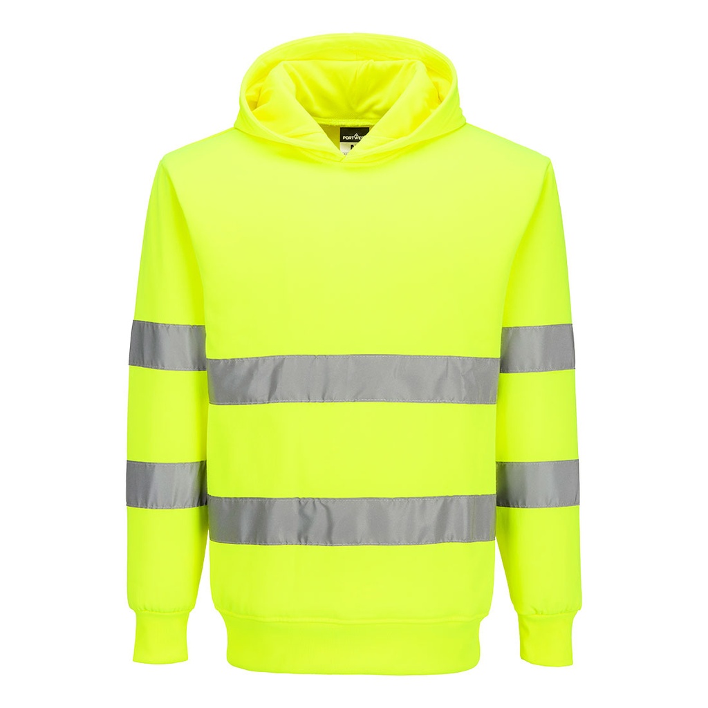 Felpa con cappuccio alta visibilità ES1 Essential classe 2/3 – Giallo