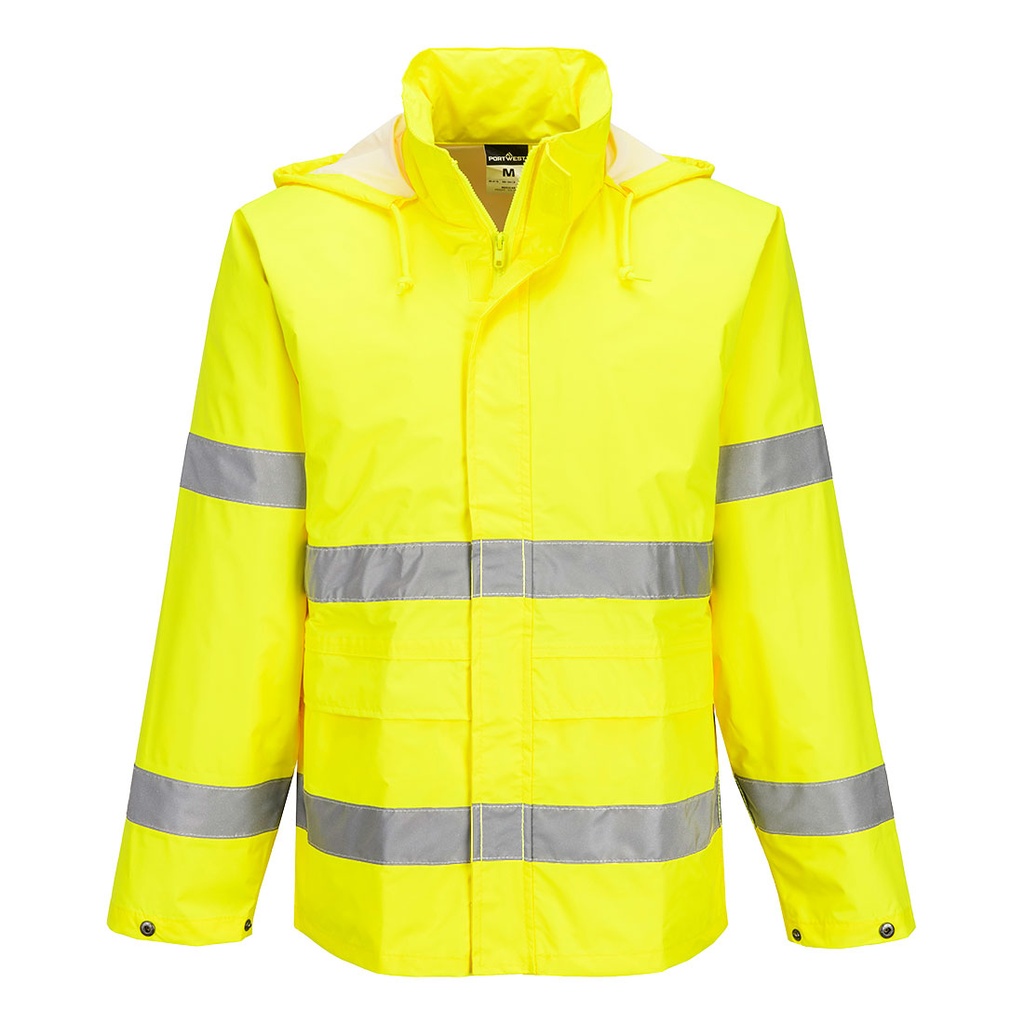 Giacca impermeabile alta visibilità ES1 Essential classe 3 – Giallo