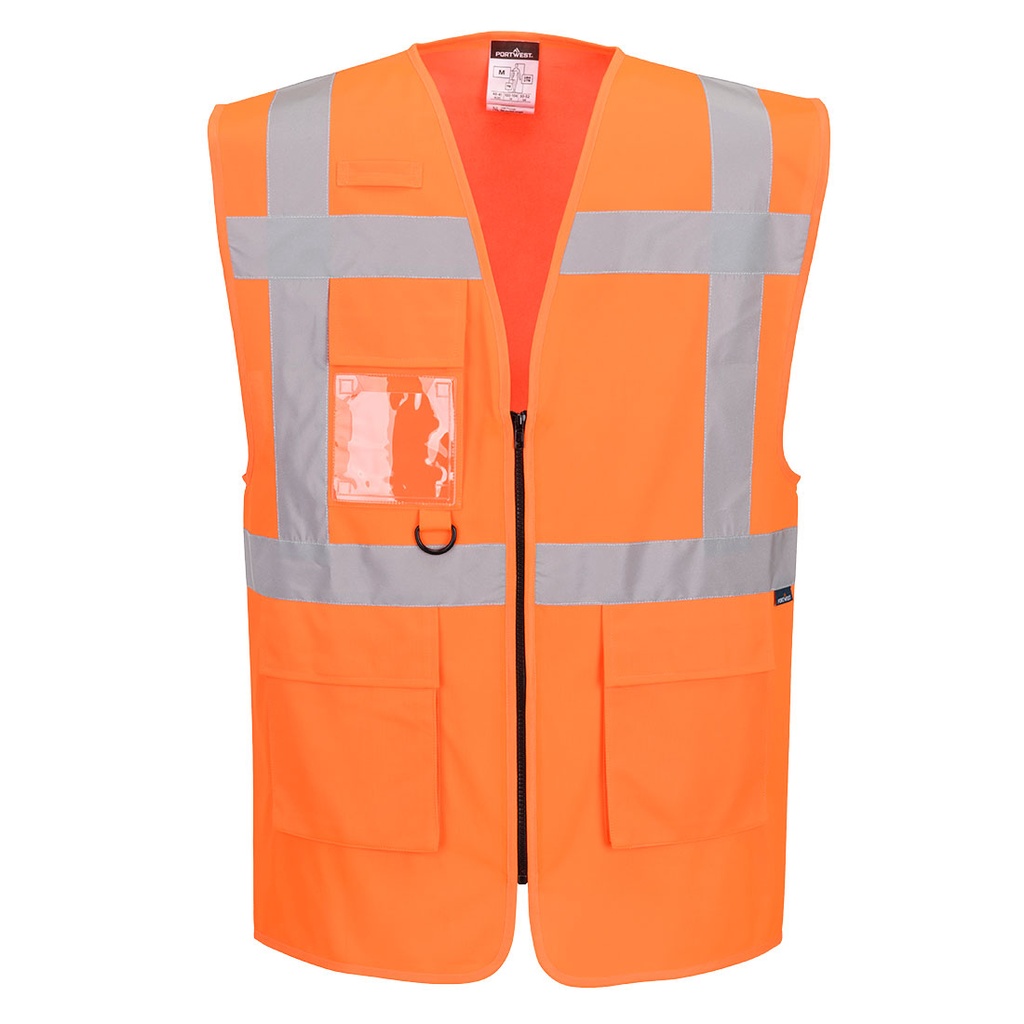 Gilet Executive alta visibilità ES1 Essential classe 2 – Arancione