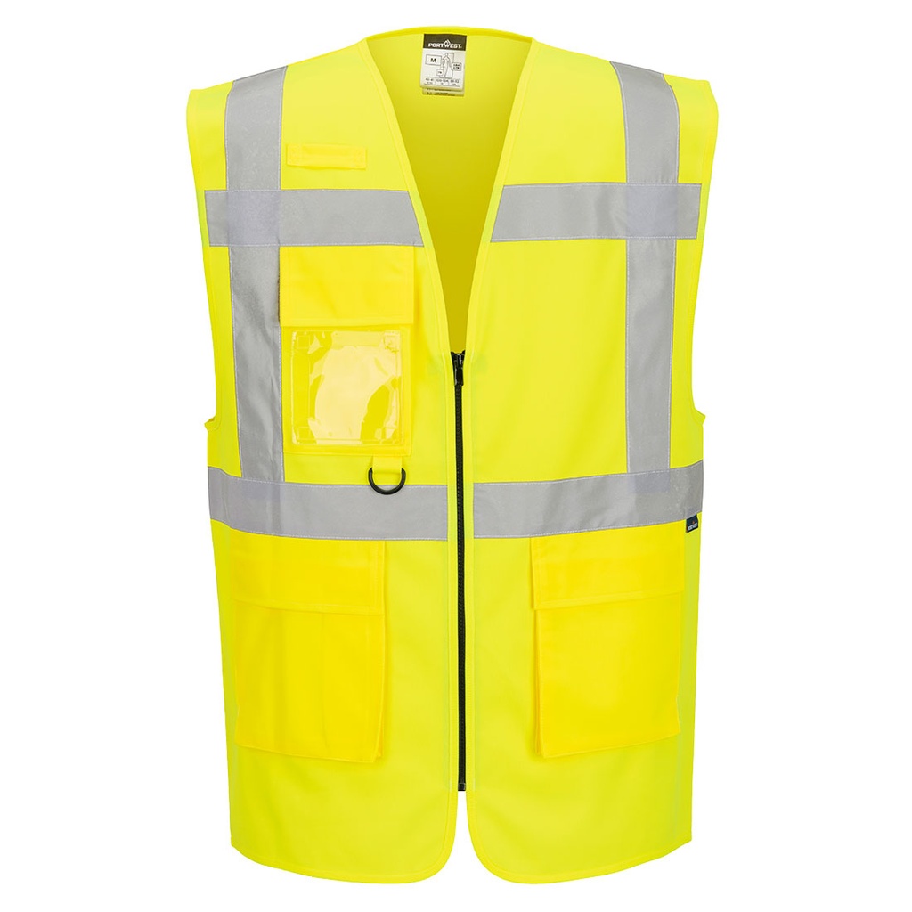 Gilet Executive alta visibilità ES1 Essential classe 2 – Giallo