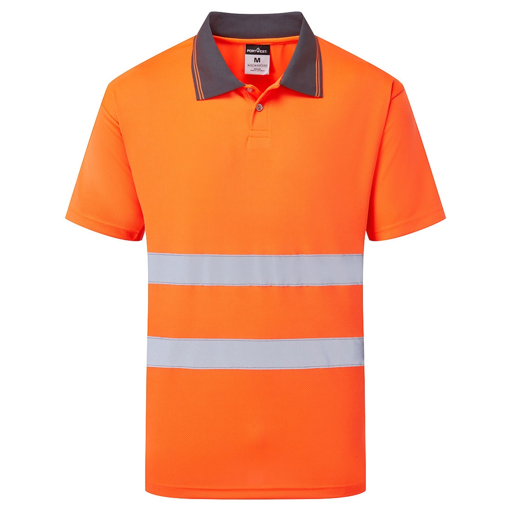 ES1 Essential Polo maniche corte RIS Hi-Vis – Arancione