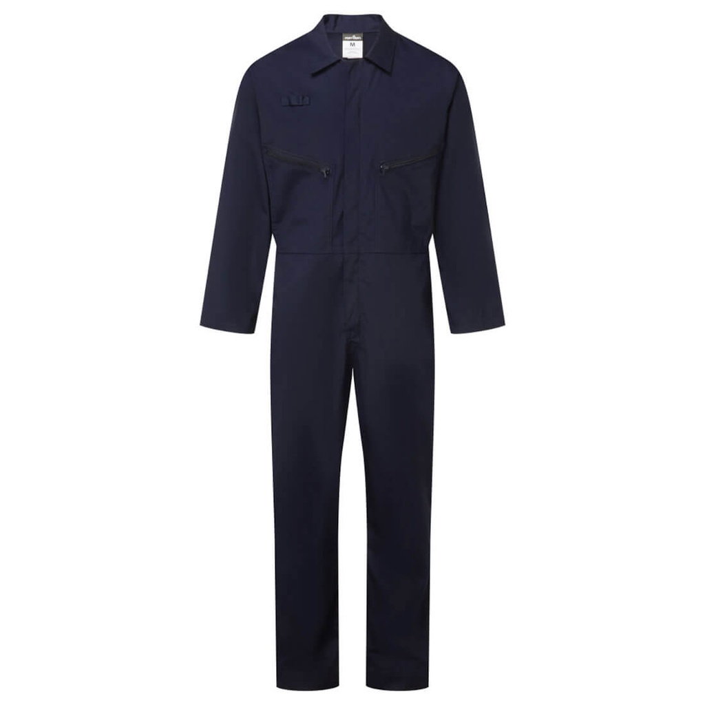 Tuta da lavoro ES1 Essential con zip – Blu navy