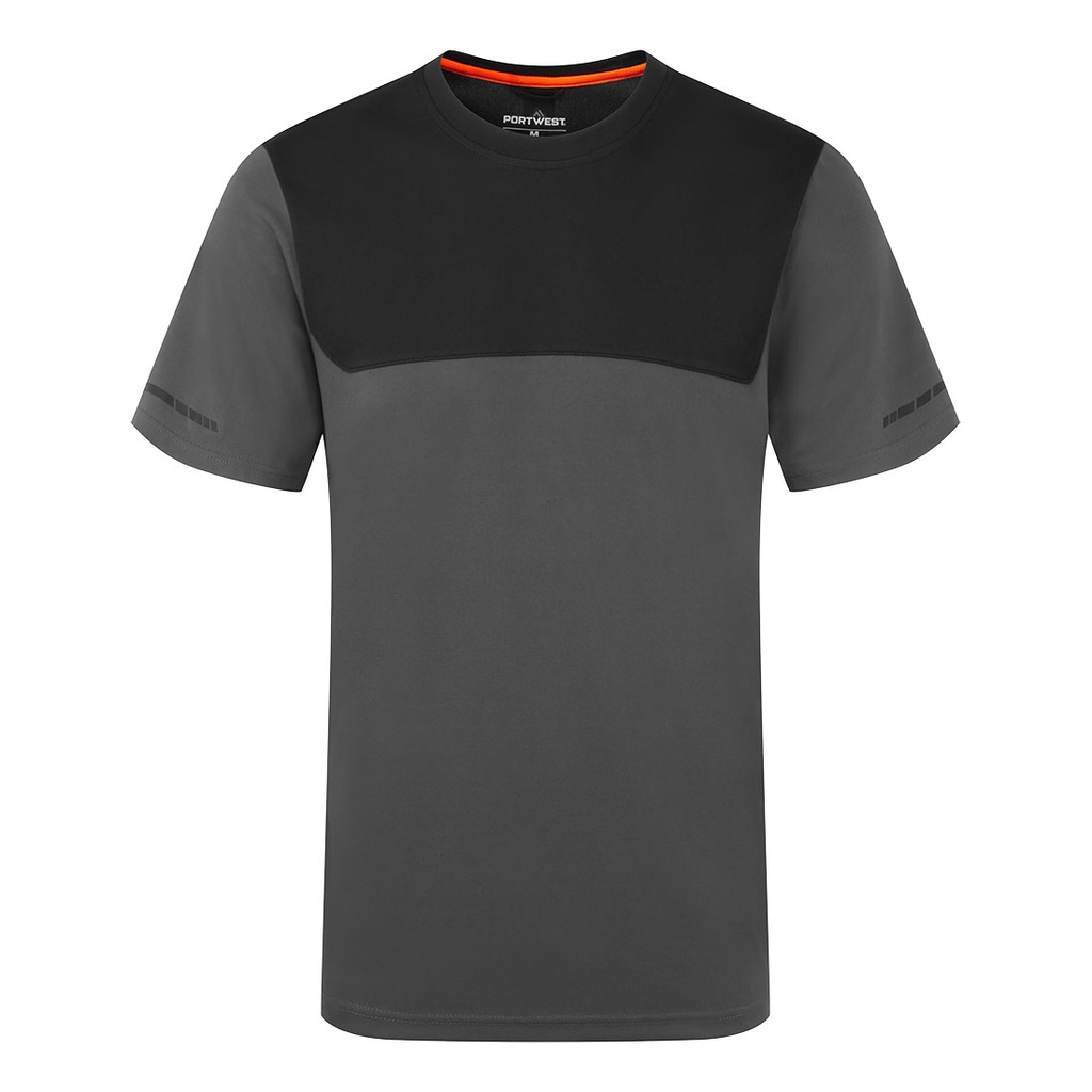 T-shirt leggera manica corta EV4 – Grigio metallo