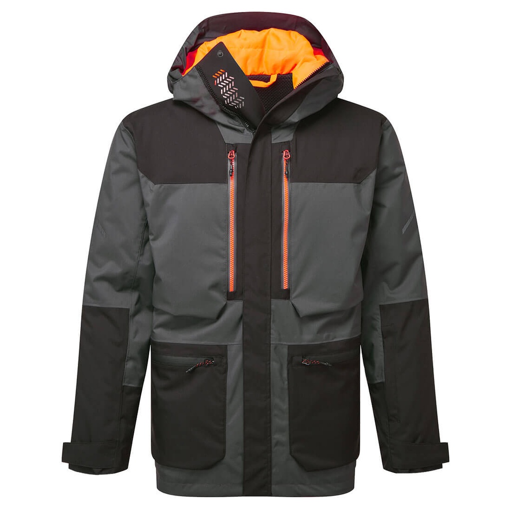 Parka invernale impermeabile EV4 EN 342 – Grigio metallo