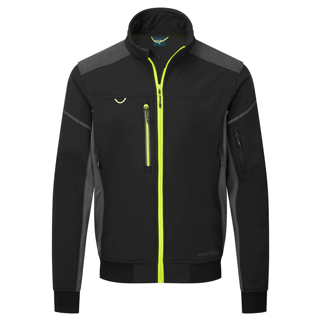 Giubbotto bomber softshell EV4 (3 strati) – Nero
