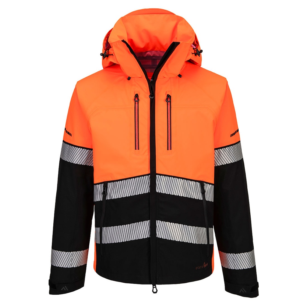 EV4 Hi-Vis Shell Jacket (3L) – Arancione/nero