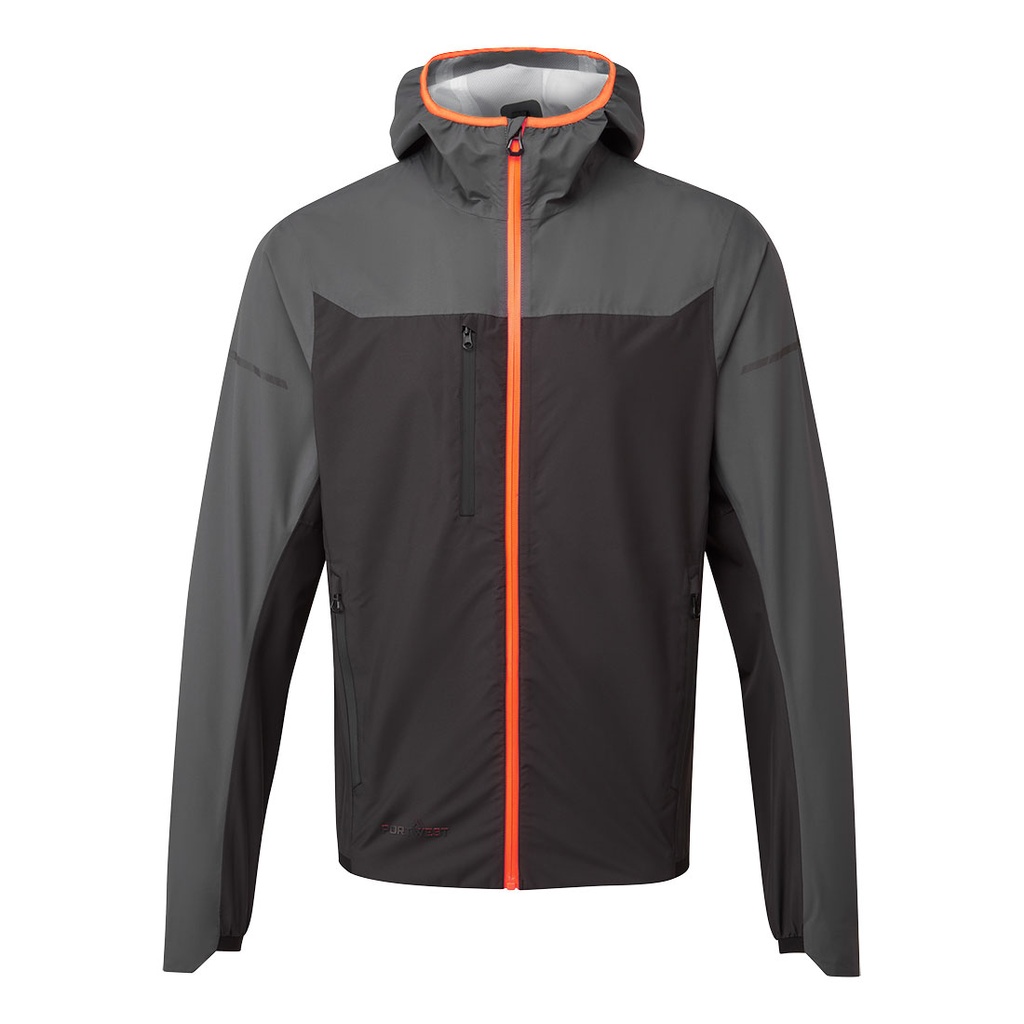 Giacca impermeabile ripiegabile EV4 – Grigio metallo