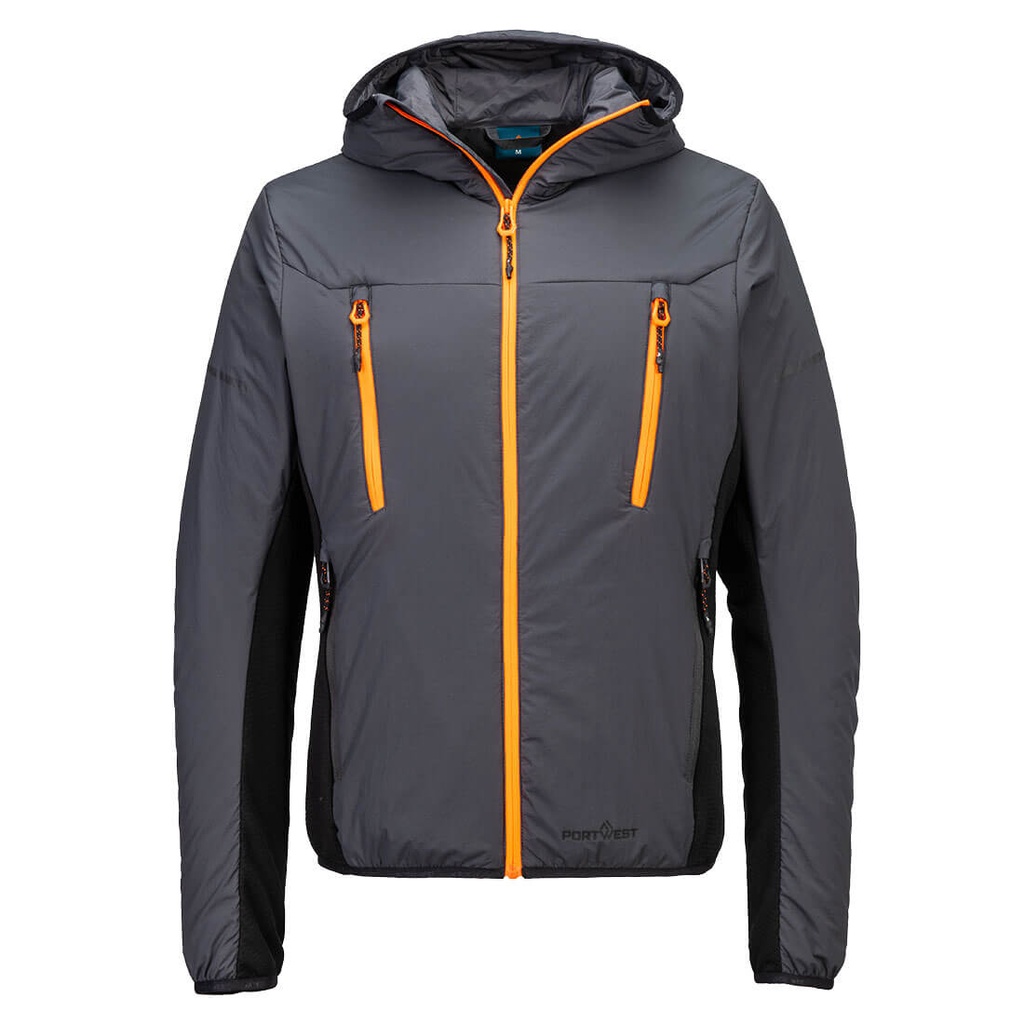 Giacca ibrida imbottita EV4 – Grigio metallo