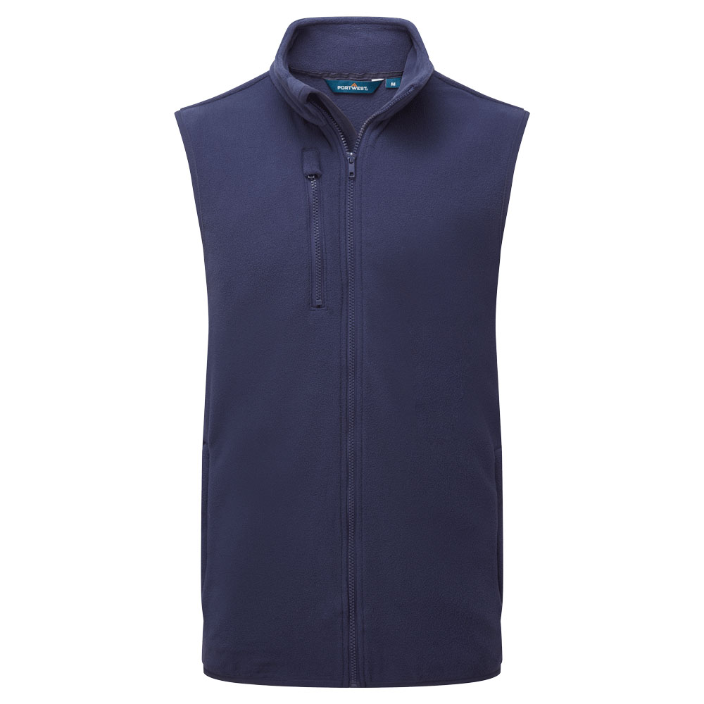 Gilet in pile Eco – Blu navy chiaro