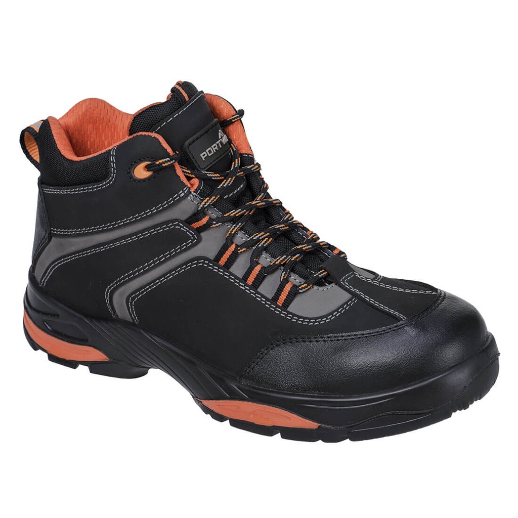 Stivaletto in pelle composita S3S SR – Nero