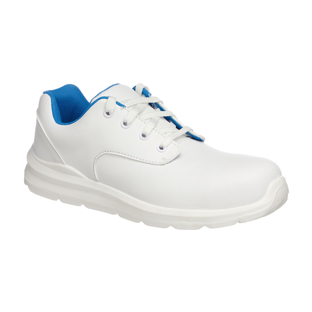 Scarpa antinfortunistica sportiva in microfibra con lacci composito S2 – Bianco