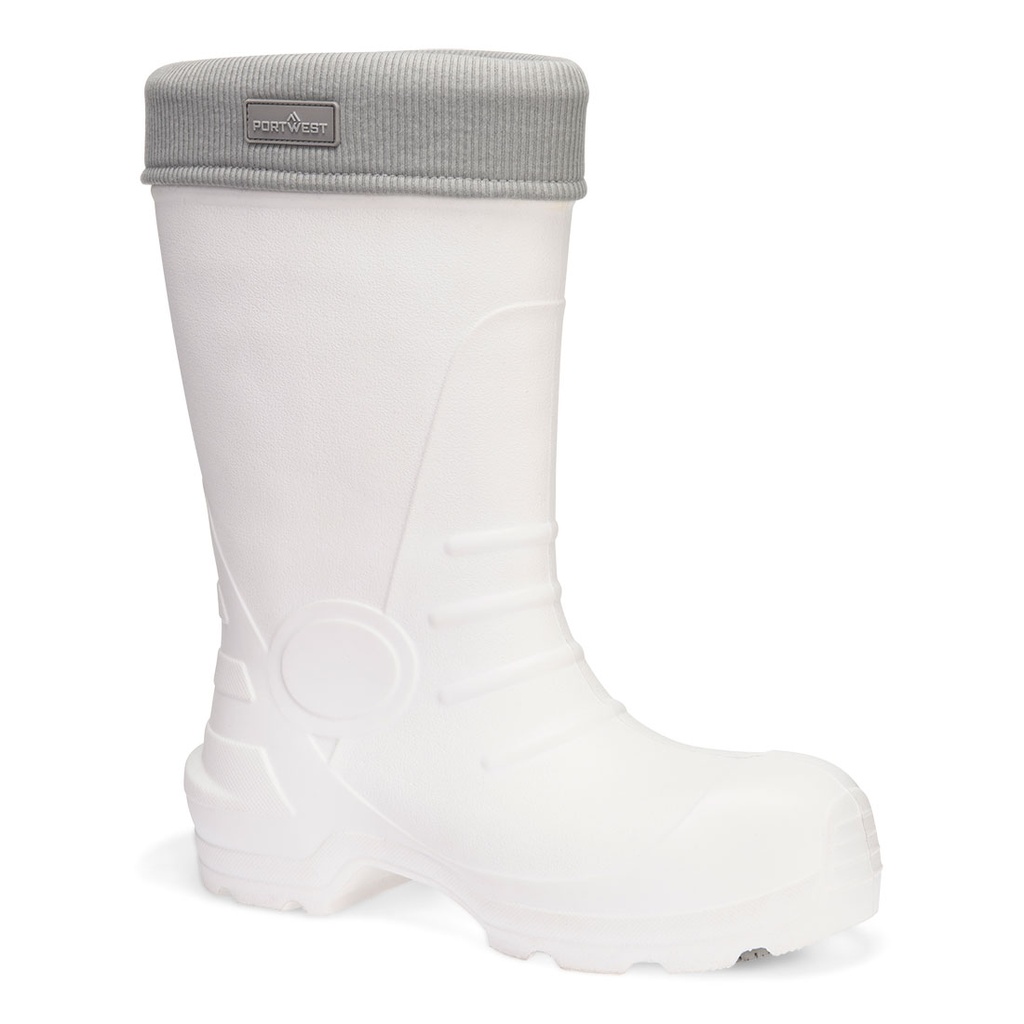 Stivali antinfortunistici termici in EVA -30 °C puntale in composito S5S CI SR – Bianco/grigio