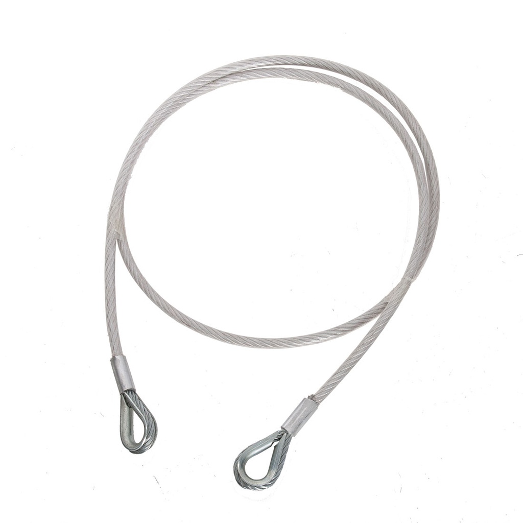 Cavo di ancoraggio in acciaio 1 m EN 795 classe B – Argento
