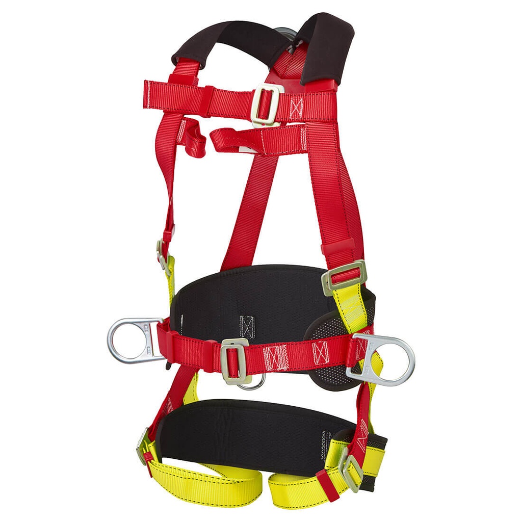 Imbracatura anticaduta 3 punti Comfort Plus – Rosso