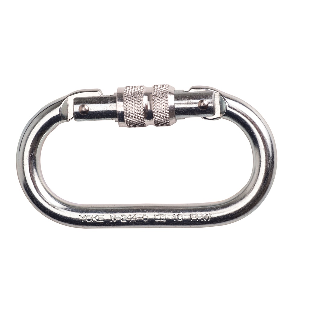 Moschettone a ghiera classe B – Argento