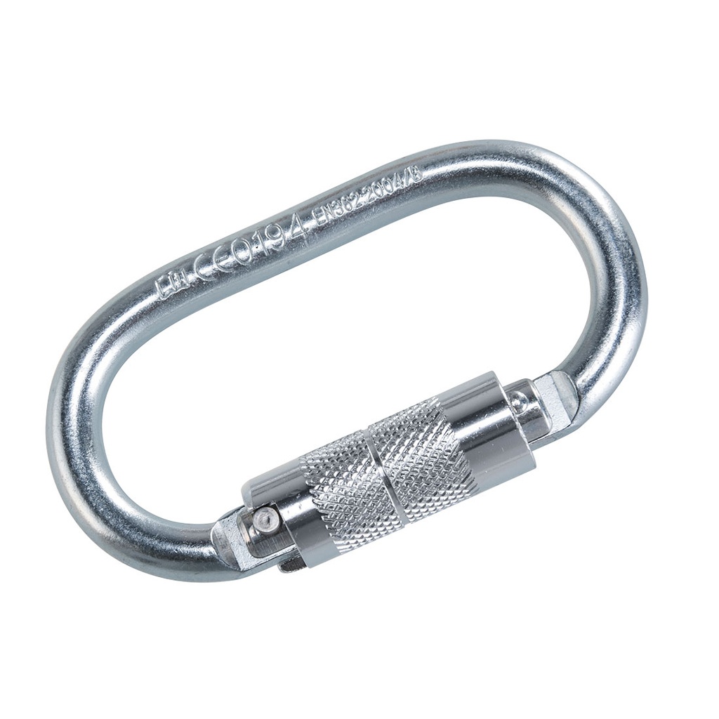 Moschettone twist lock classe B – Argento