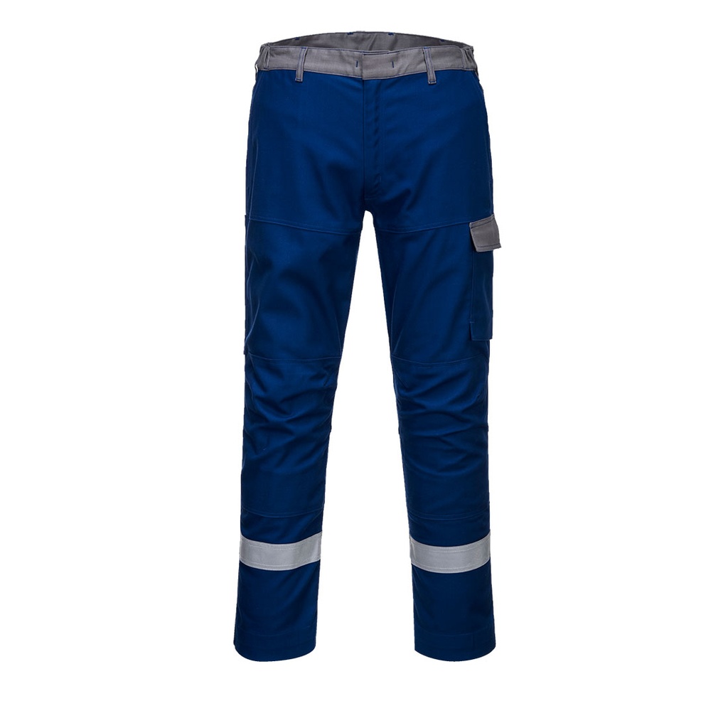 Pantaloni ignifughi antistatici bicolore Bizflame Industry – Blu royal