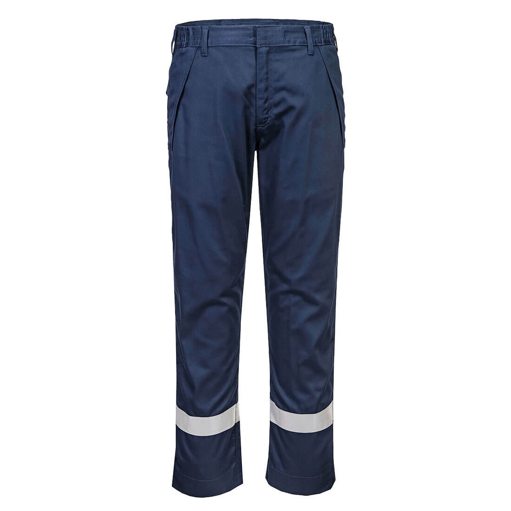 Pantaloni ignifughi Bizflame Work+ resistenti agli agenti chimici – Blu navy chiaro
