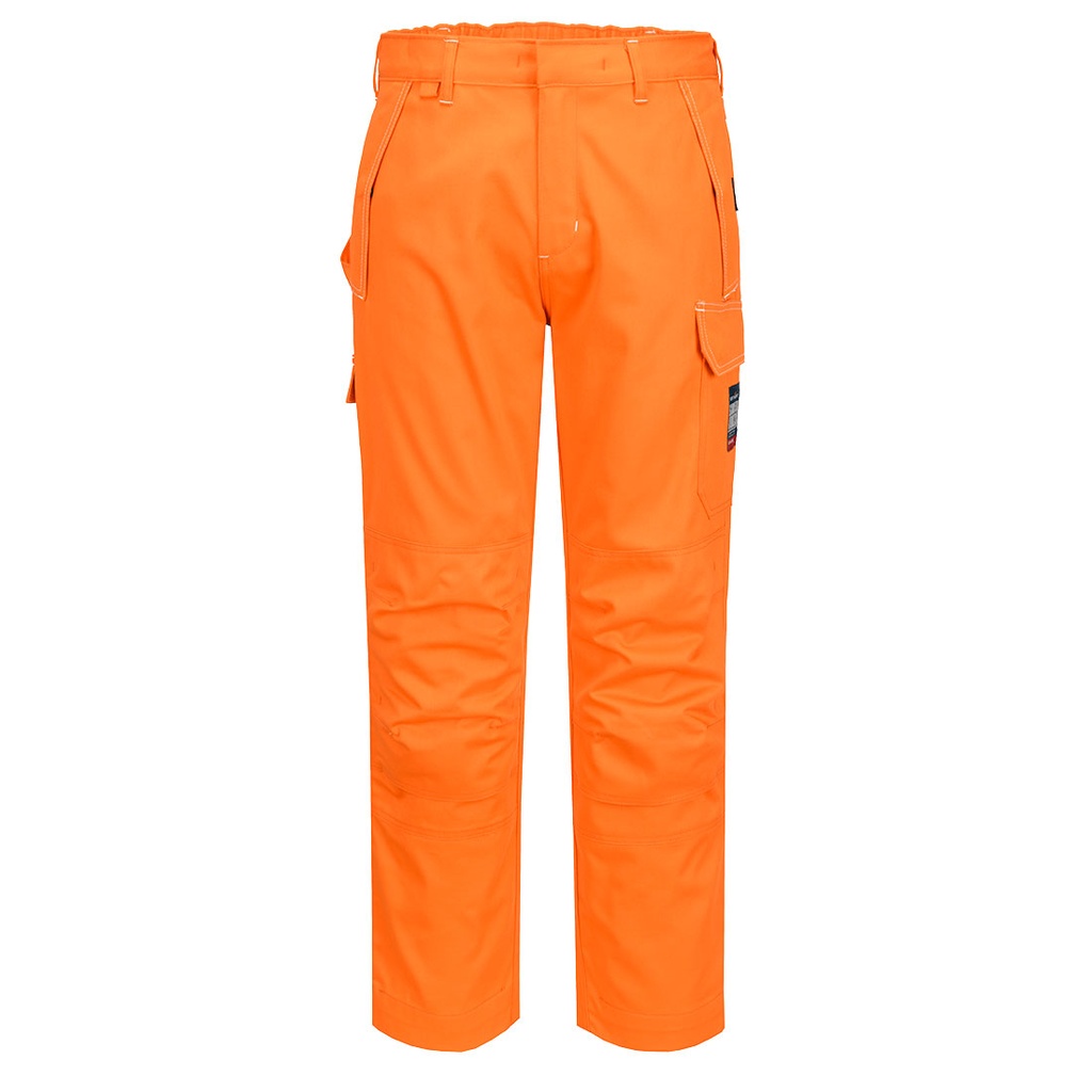 Pantaloni ignifughi antistatici Bizflame Work arco elettrico 19 cal/cm² – Arancione