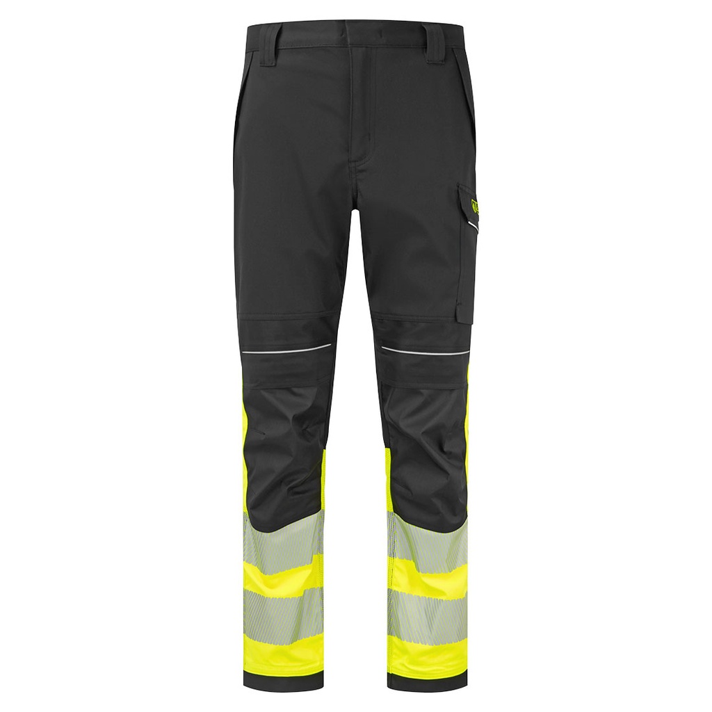 Pantaloni ignifughi multinorma alta visibilità PW3 Modaflame Work classe 1 – Giallo/nero