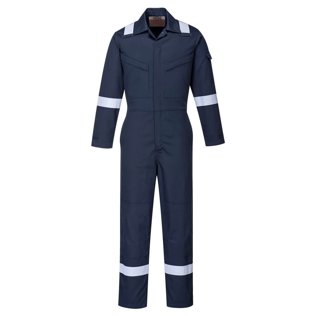 Tuta ignifuga antistatica da donna Bizflame Work – Blu navy chiaro