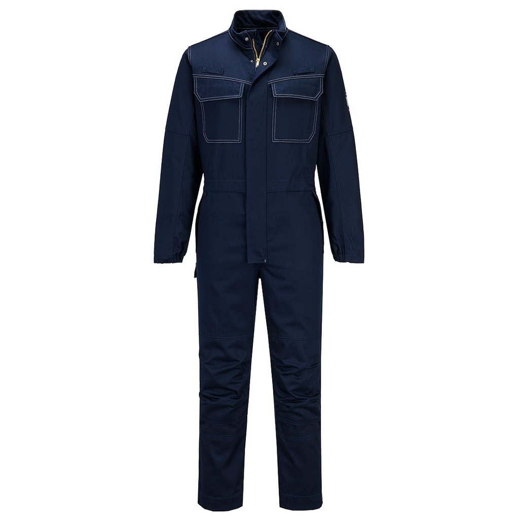 Tuta ignifuga antistatica Bizflame Work arco elettrico 19 cal/cm² – Blu navy