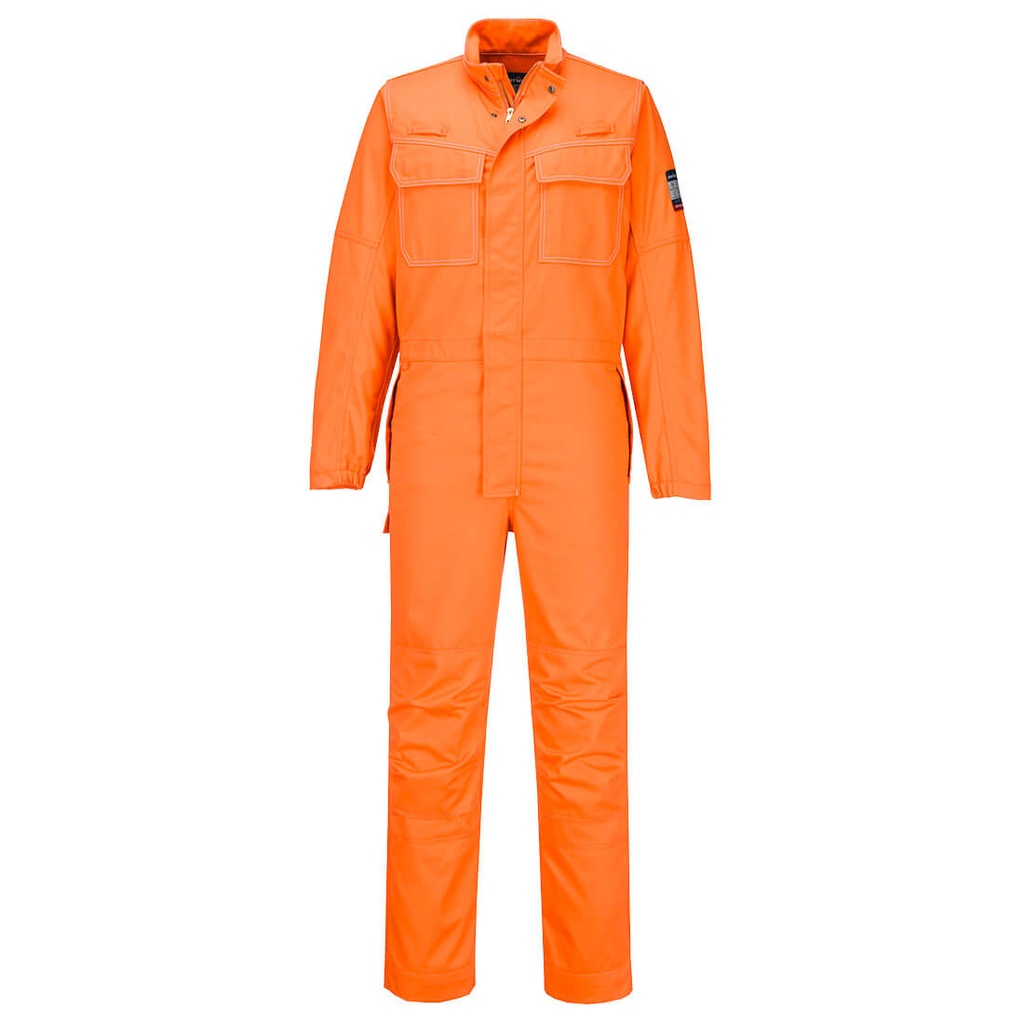 Tuta ignifuga antistatica Bizflame Work arco elettrico 19 cal/cm² – Arancione