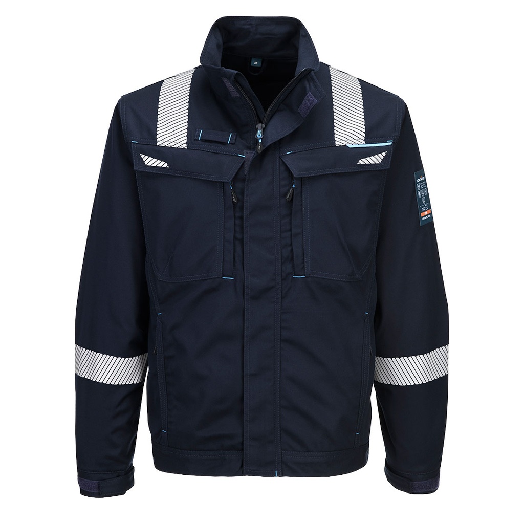 Giacca ignifuga antistatica WX3 Modaflame Work – Blu navy