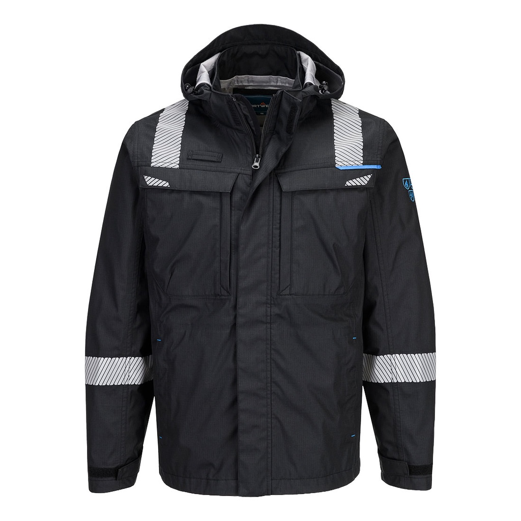 Giacca Shell WX3 Modaflame Rain+ FR – Nero