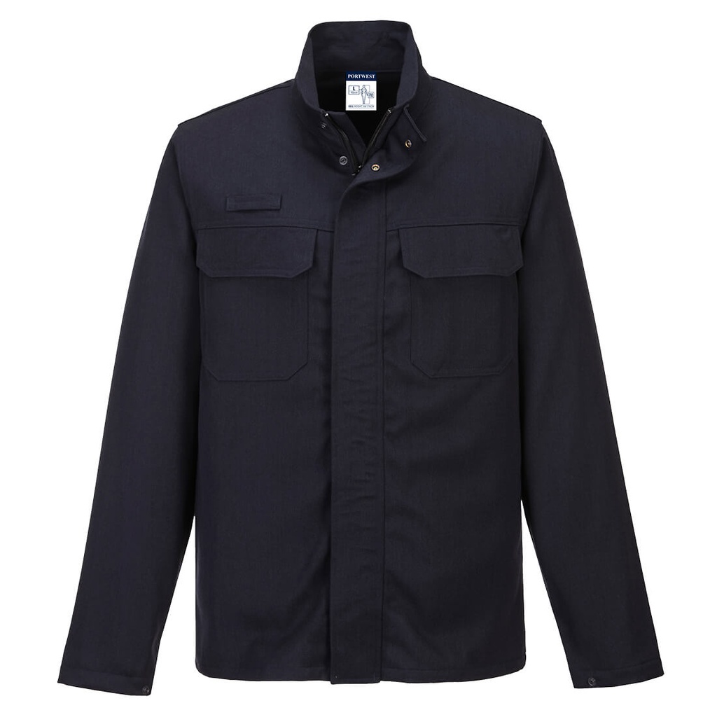 Giacca ignifuga antistatica Aluflame Work per metallo fuso – Blu navy chiaro