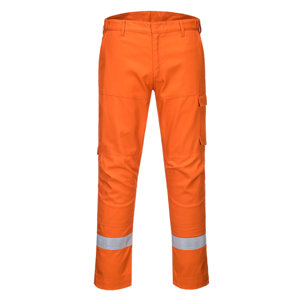 Pantaloni ignifughi antistatici Bizflame Industry (blu navy o arancione) – Arancione