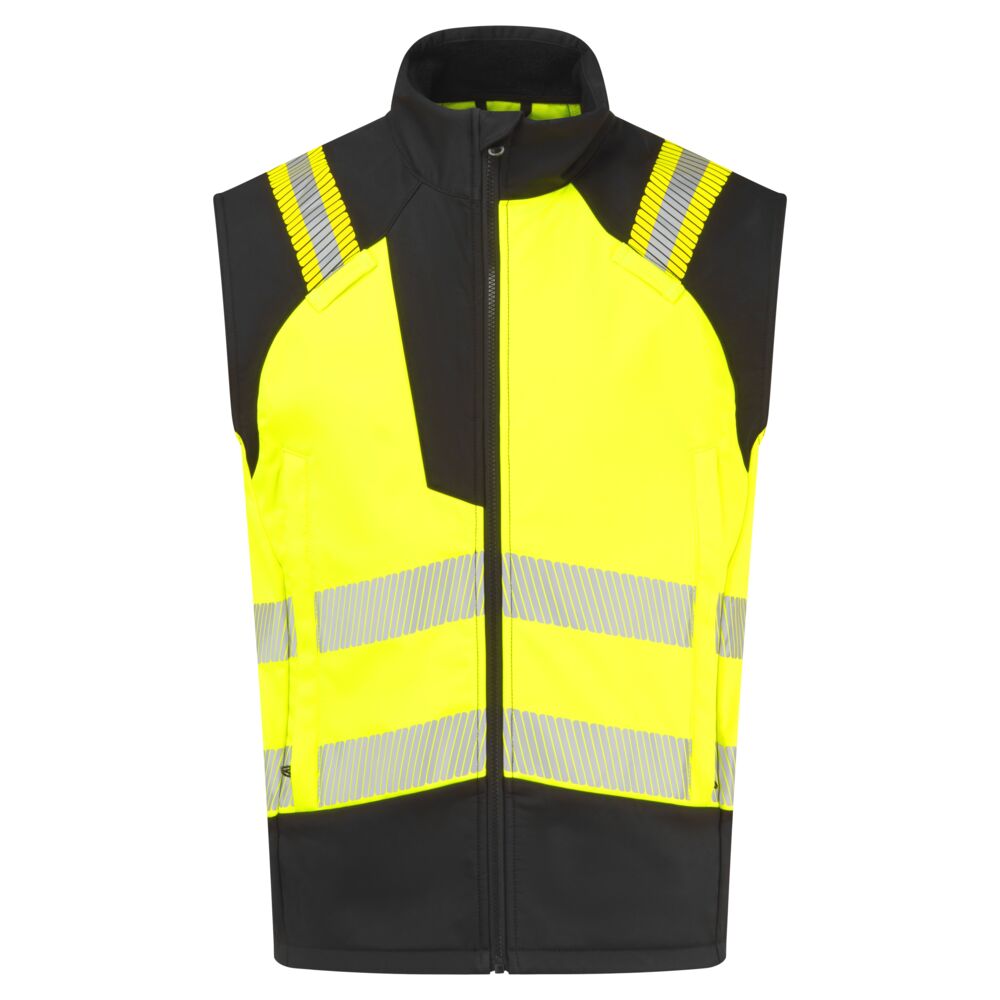 PW3 Modaflame Softshell Hi-Vis FR Gilet – Giallo/nero