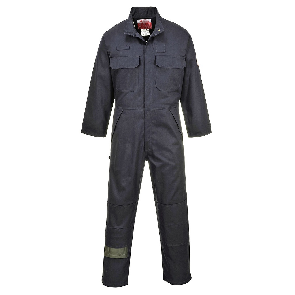 Tuta ignifuga multinorma Bizflame Work+ per petrolchimico – Blu navy chiaro