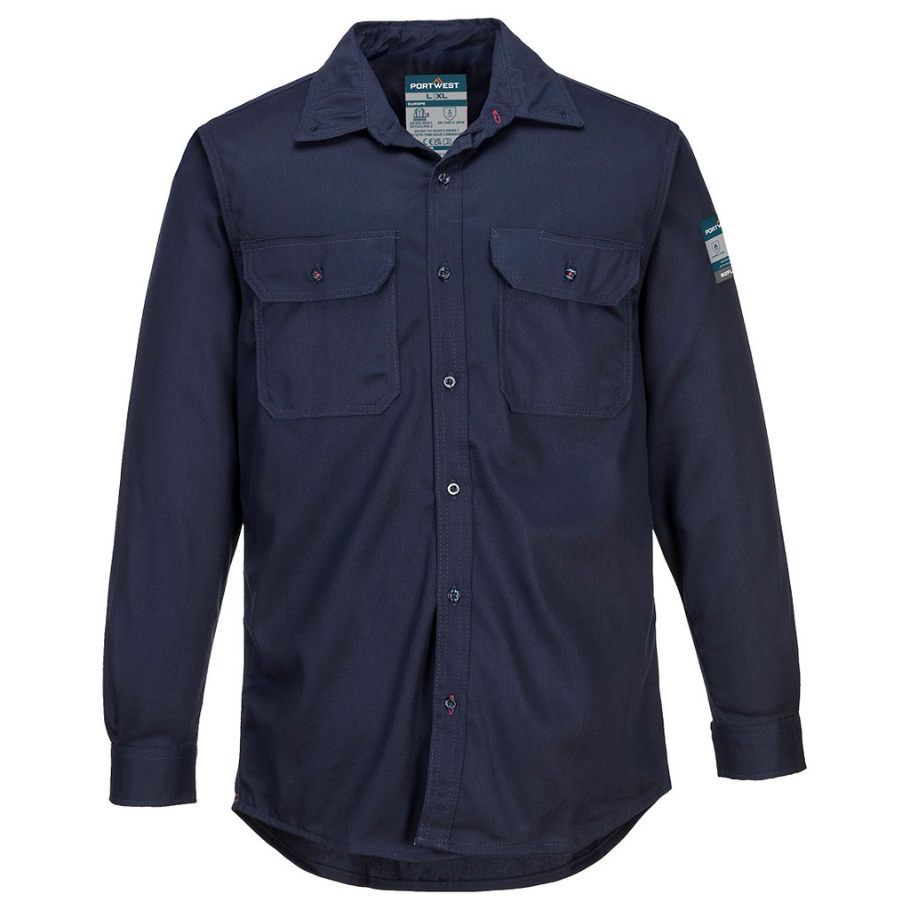 Camicia ignifuga Bizflame 88/12 – Blu navy