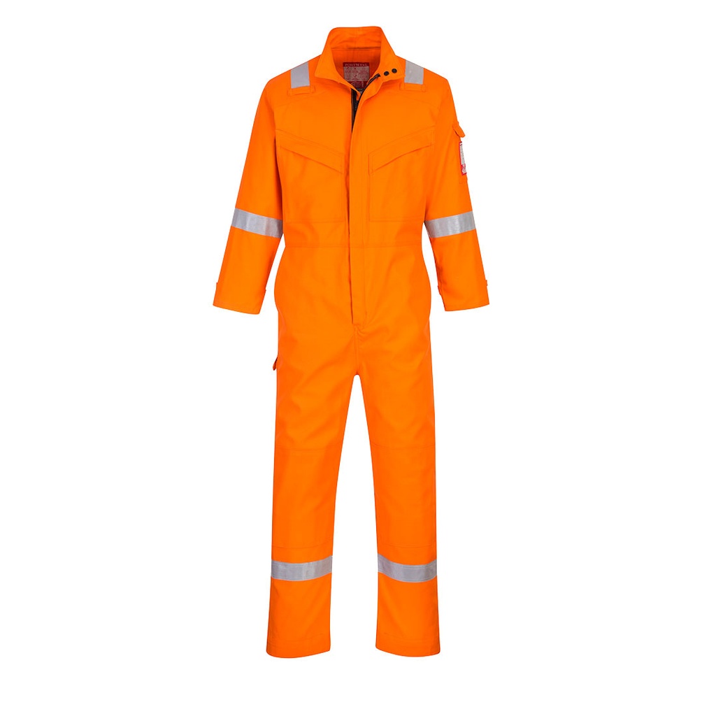 Tuta ignifuga antistatica Bizflame Industry (blu navy o arancione) – Arancione