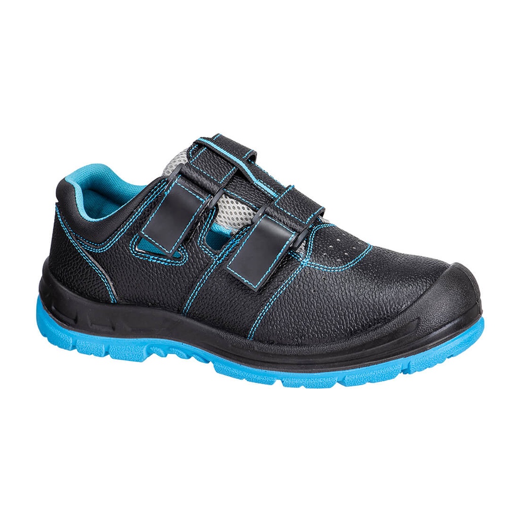 Sandalo S1P SR FO – Nero/blu