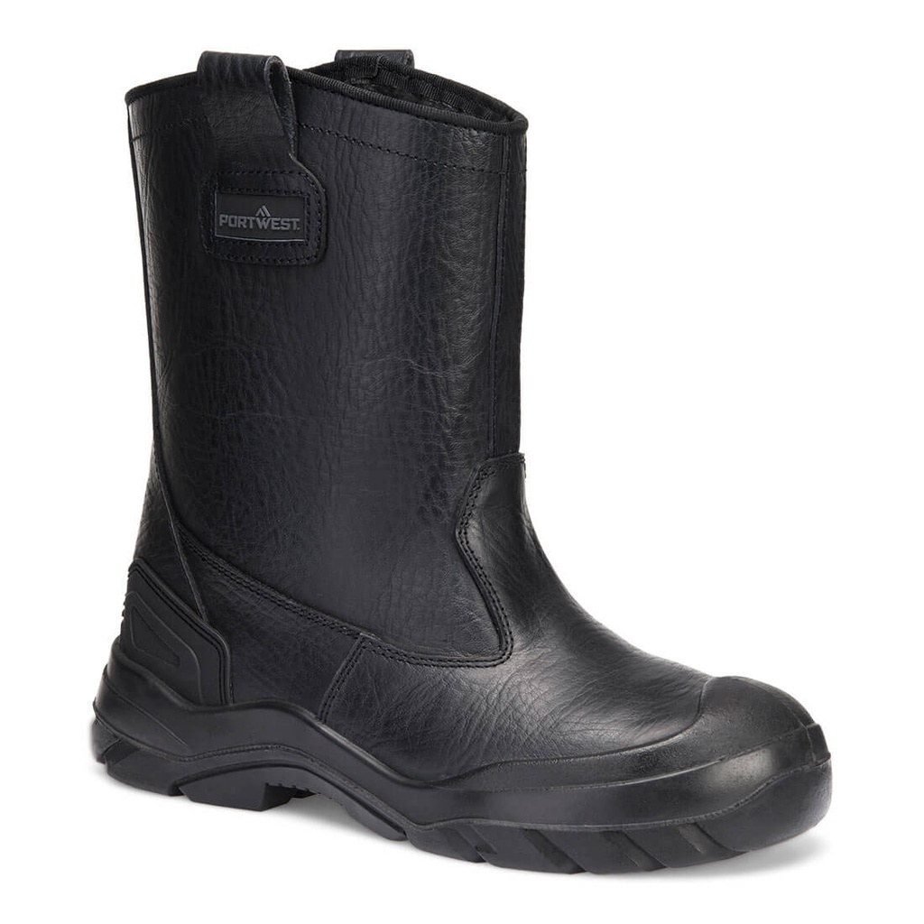 Stivale antinfortunistico Rigger invernale puntale in acciaio S3 CI HI FO SC SR – Nero