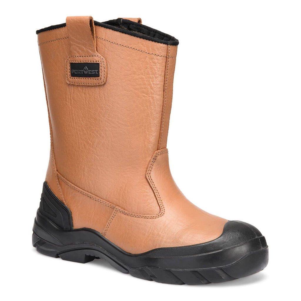 Stivale antinfortunistico Rigger invernale puntale in acciaio S3 CI HI FO SC SR – Cuoio