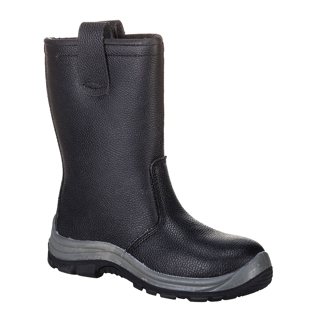 Stivale antinfortunistico Rigger foderato Steelite puntale in acciaio S1P – Nero