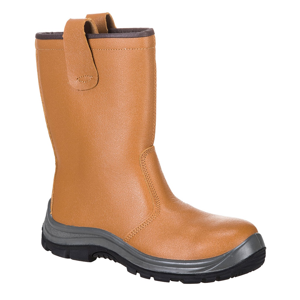 Stivale antinfortunistico Rigger foderato Steelite puntale in acciaio S1P – Cuoio