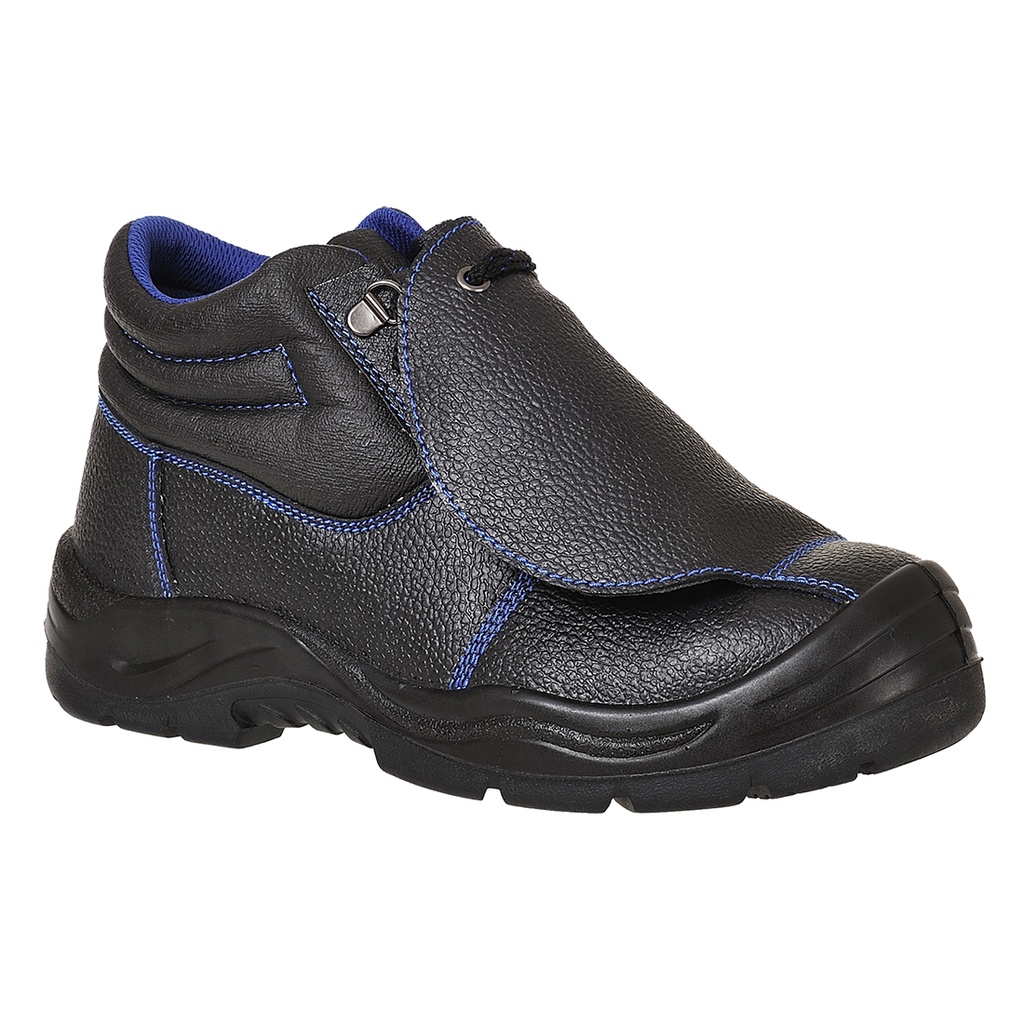 Scarponcino antinfortunistico metatarsale in pelle acciaio S3 SR FO M HRO – Nero