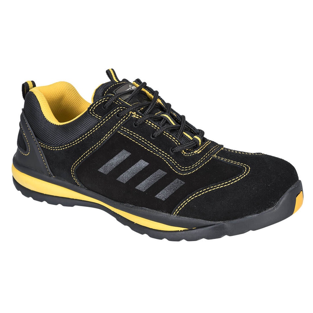 Scarpa antinfortunistica sportiva Lusum puntale in acciaio S1P HRO SR – Nero