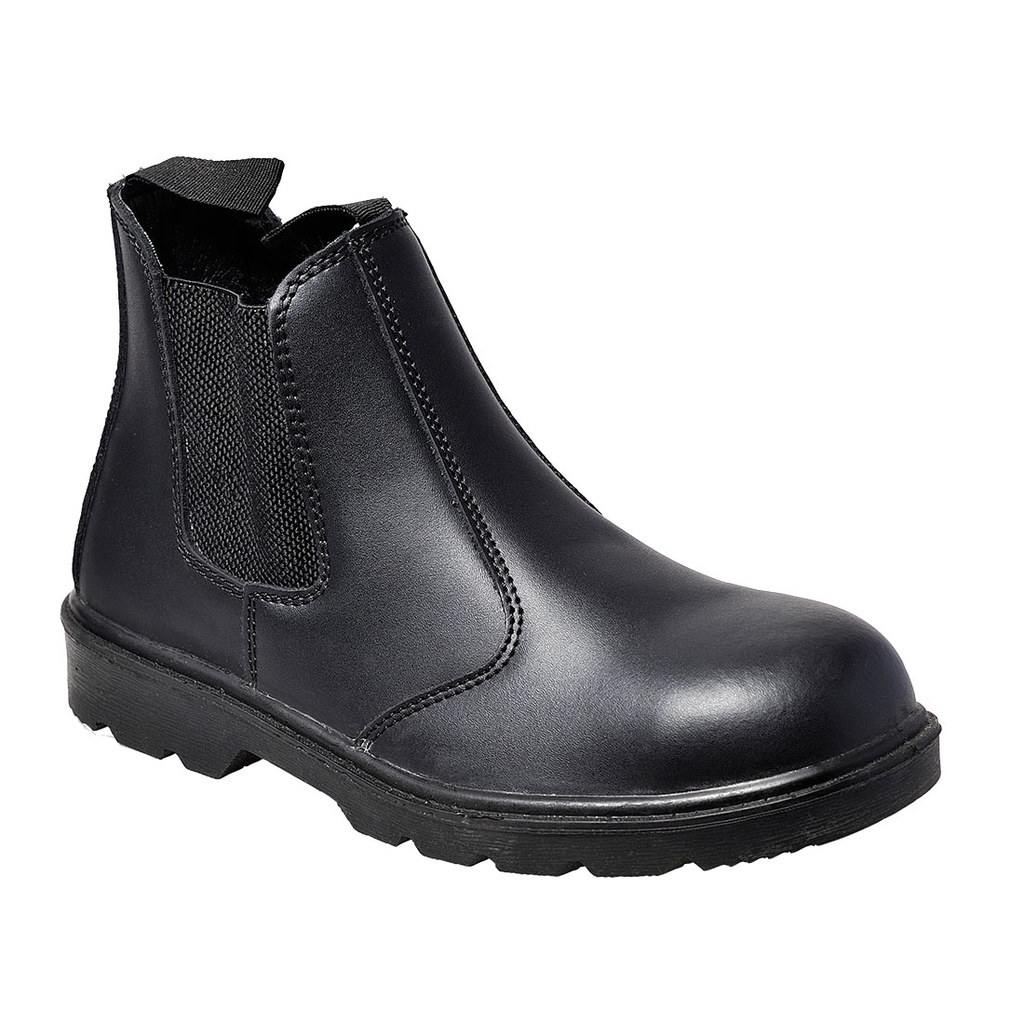 Stivaletto antinfortunistico Dealer in pelle puntale in acciaio S1P FO SR – Nero