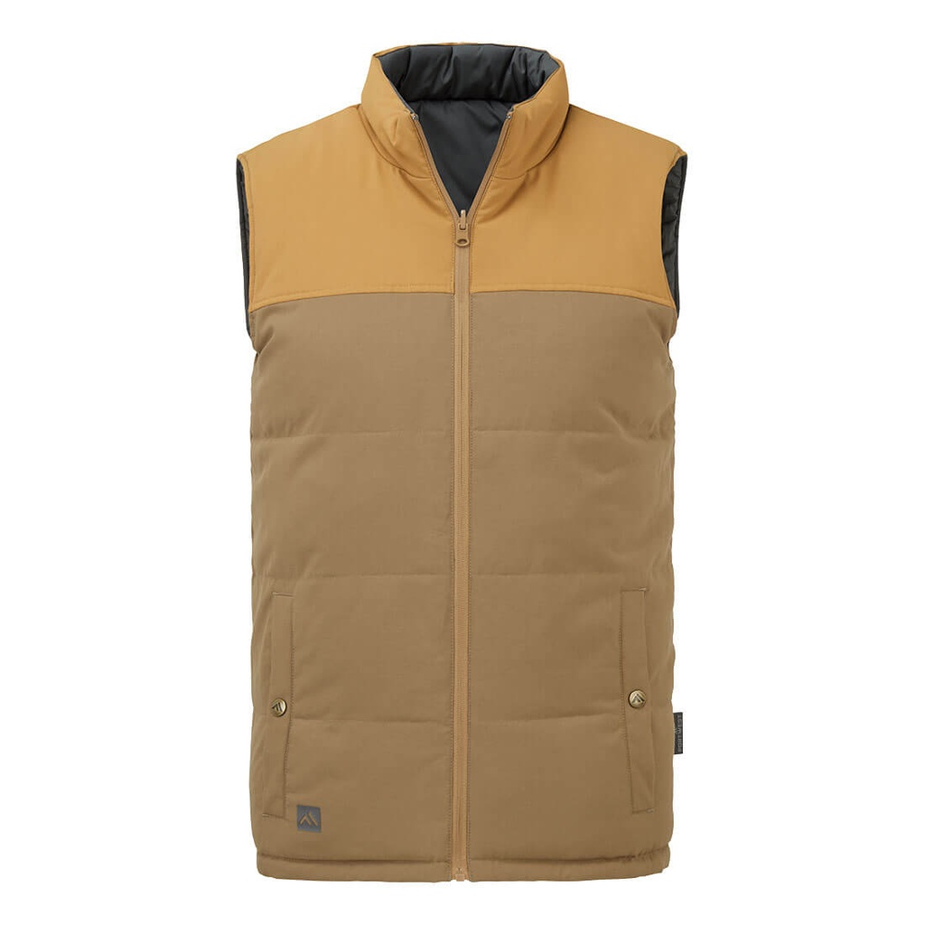 Gilet imbottito reversibile KA3 – Marrone caffè