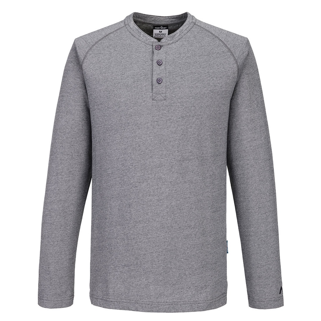 T-shirt serafino manica lunga KA3 – Grigio zoom