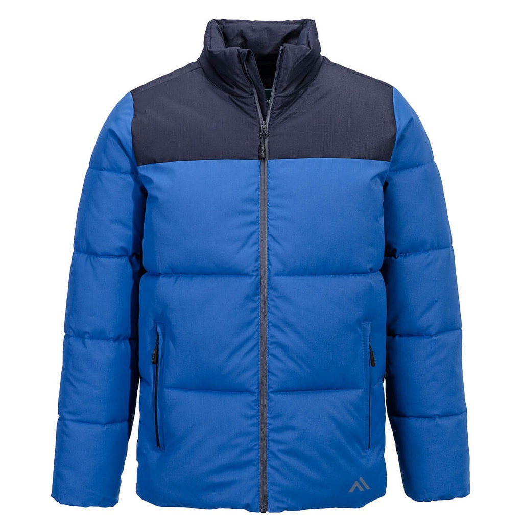 Giacca trapuntata effetto piuma KX3 Sport – Quarzo/blu navy scuro